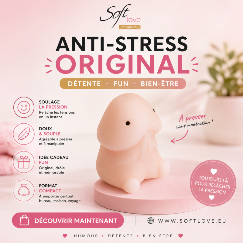 Pénis anti-stress mini 4 cm – Jouet fun à malaxer