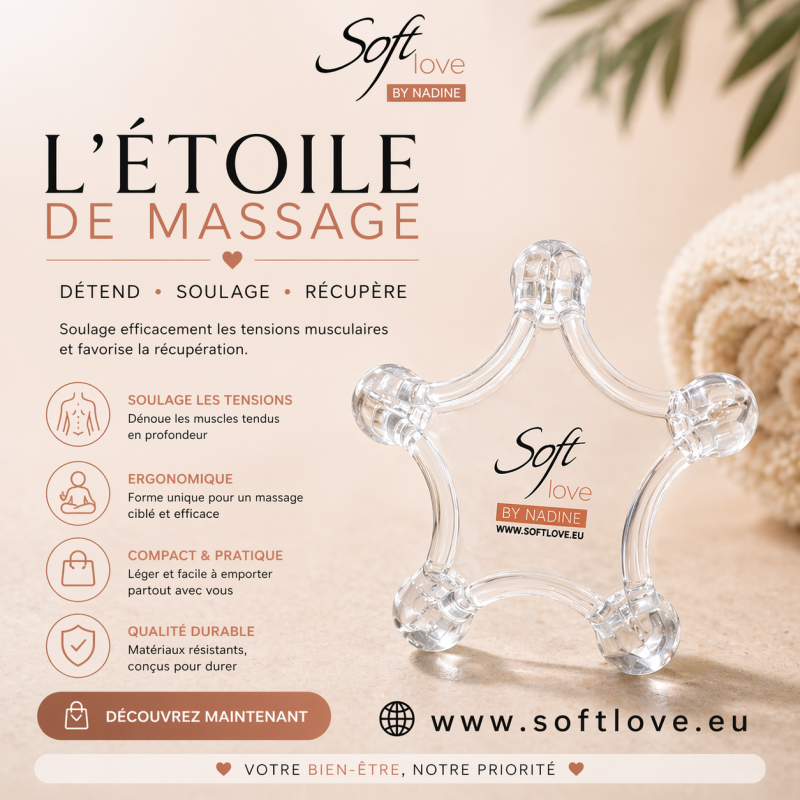 Étoile de Massage Soft Love : Relaxation et Bien-être