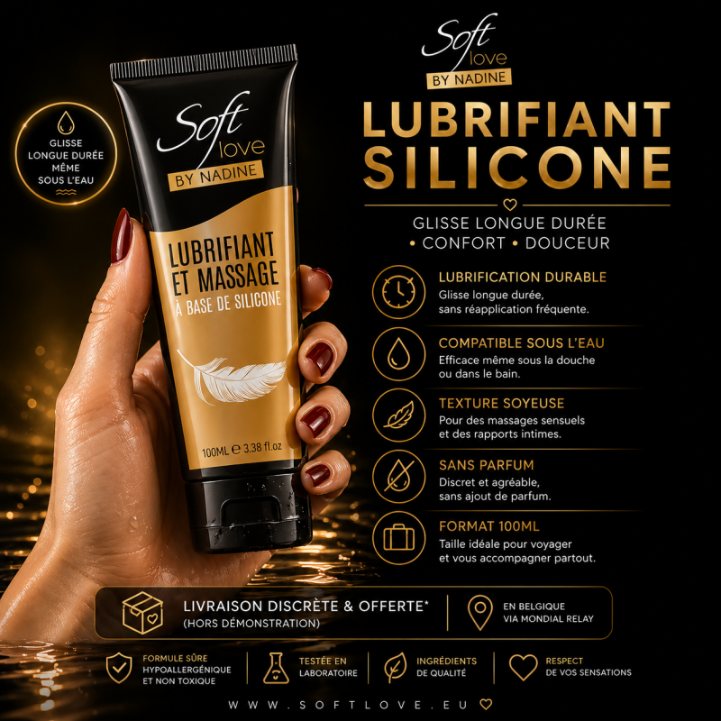Lubrifiant Silicone Soft Love – Ultra-Résistant et Durable