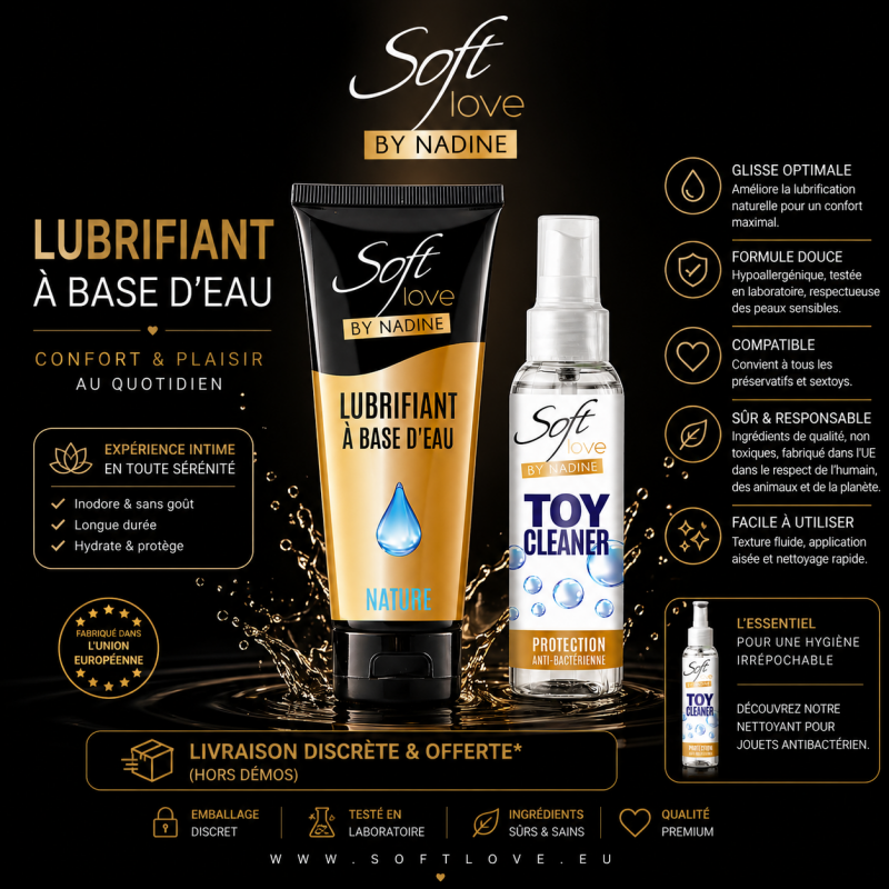 Lubrifiant à Base d'Eau Soft Love – Confort et Sécurité