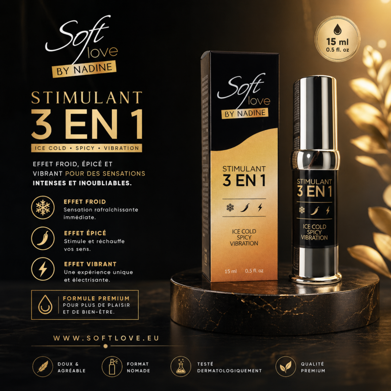 Stimulant Chaud, Froid et Vibrant Liquide Soft Love