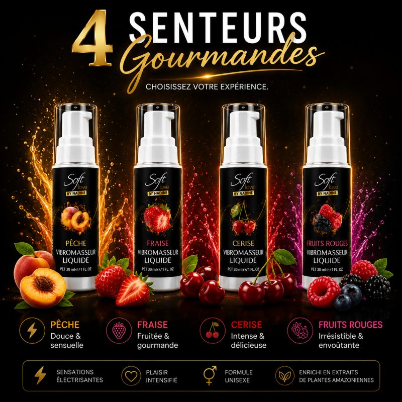 Vibromasseur Liquide Soft Love 30ml – Plaisir et Stimulation