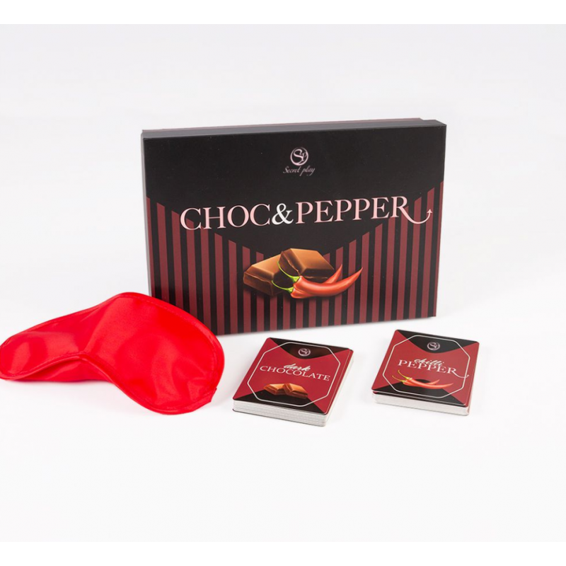Jeu Choc & Pepper 48 Cartes Couple avec Bandeau