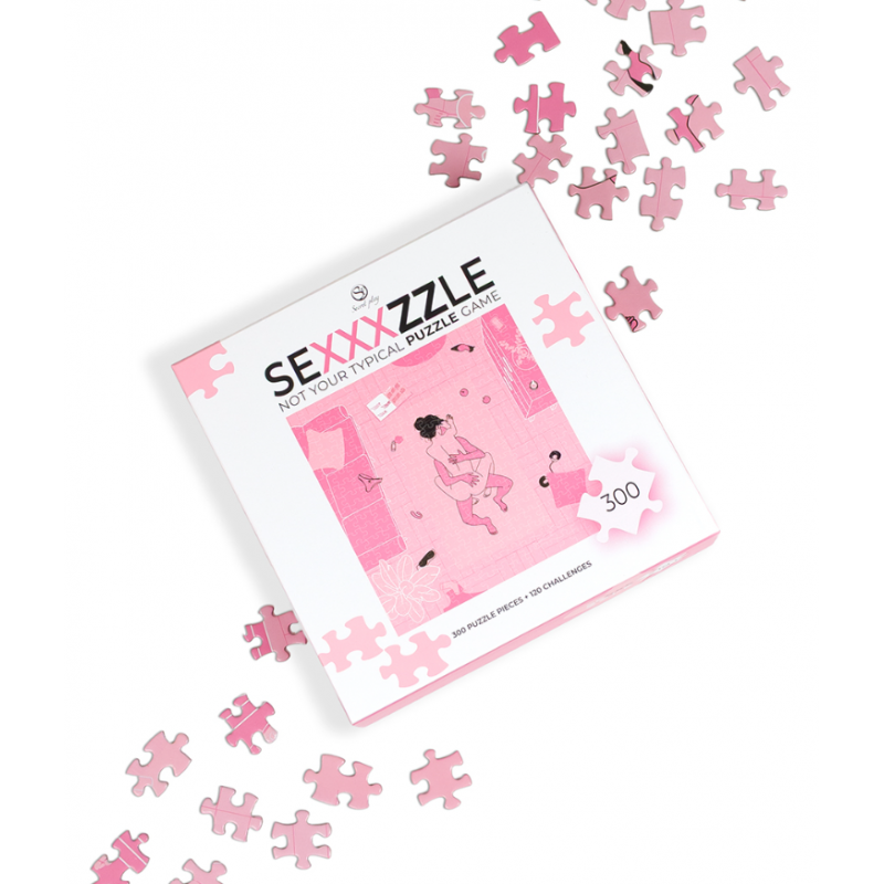 Puzzle Sexxxzzle 300 Pièces et 120 Défis pour Couple