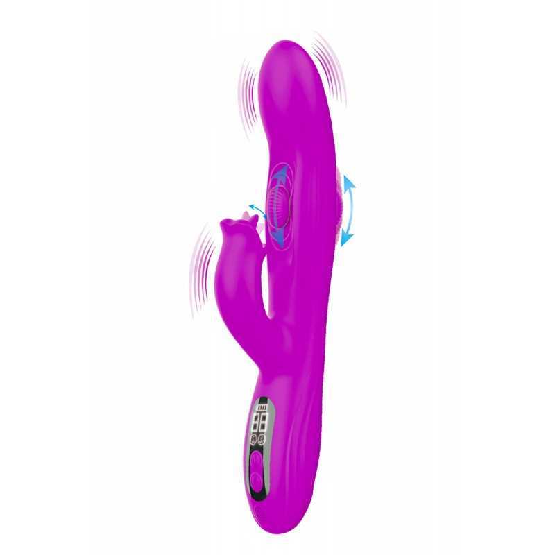 Vibromasseur rabbit oscillant Yalanda
