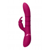 Sora : vibromasseur rabbit point G avec anneaux stimulants motorisés