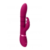 Sora : vibromasseur rabbit point G avec anneaux stimulants motorisés