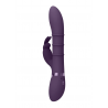 Sora : vibromasseur rabbit point G avec anneaux stimulants motorisés