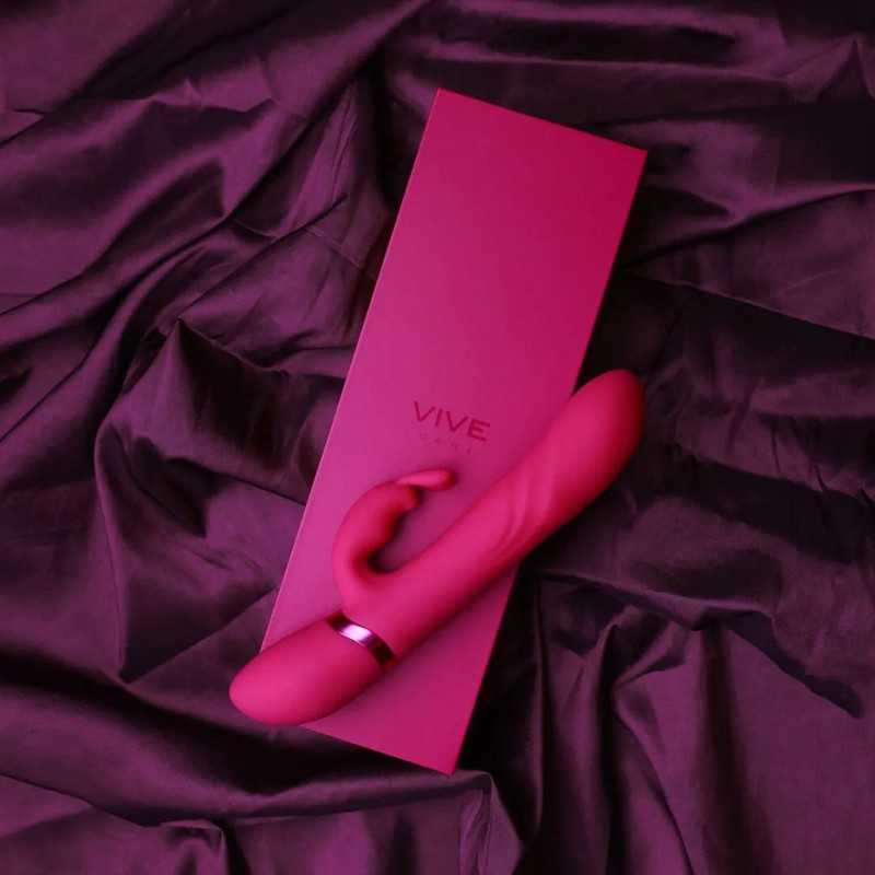 Nari Vibromasseur Rabbit à Billes Rotatives Rechargeable