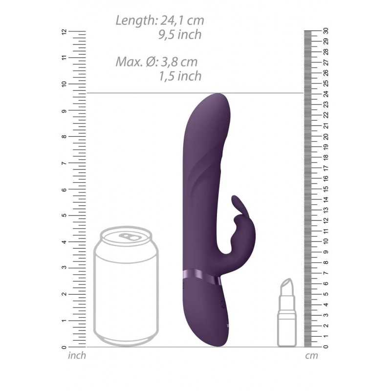 Nari Vibromasseur Rabbit à Billes Rotatives Rechargeable