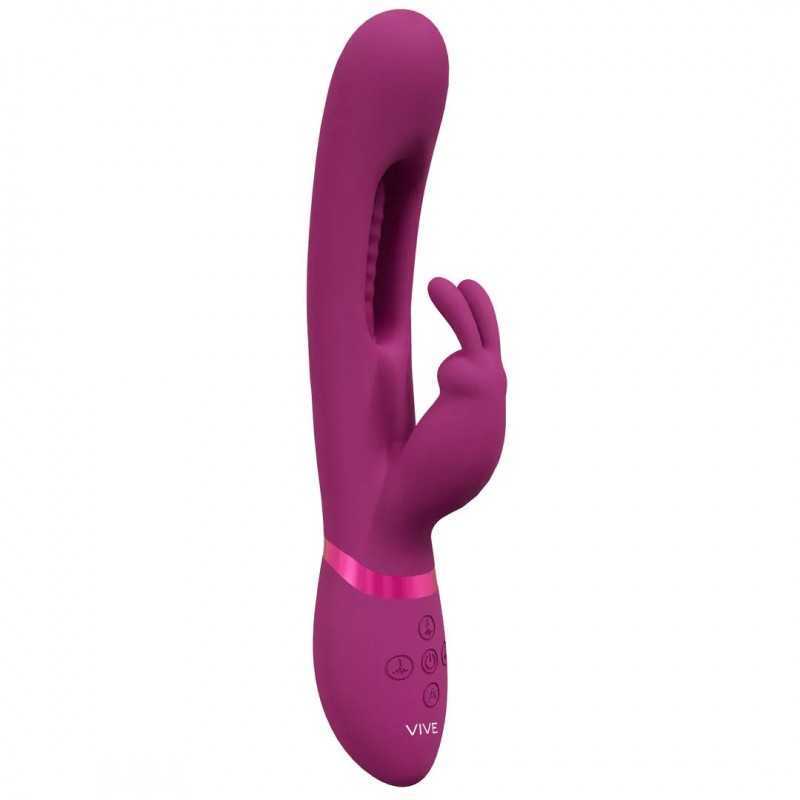 Mika Vibromasseur Rabbit Triple Moteur Point G Battant