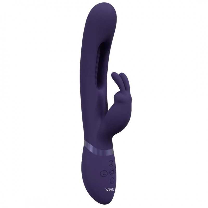 Mika Vibromasseur Rabbit Triple Moteur Point G Battant