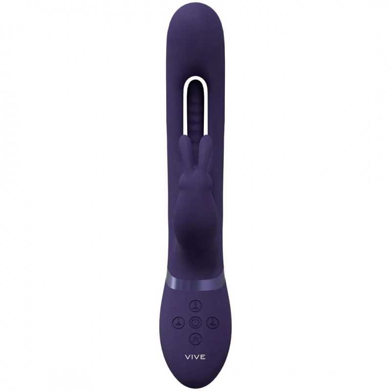 Mika Vibromasseur Rabbit Triple Moteur Point G Battant