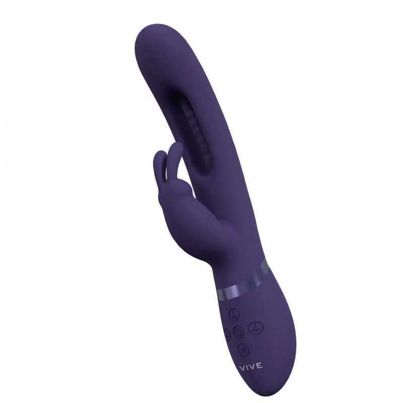 Mika Vibromasseur Rabbit Triple Moteur Point G Battant