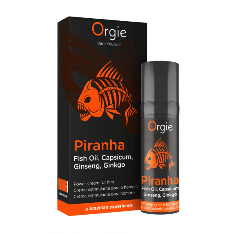 Piranha Power Cream – Crème Intensificatrice de l'Érection