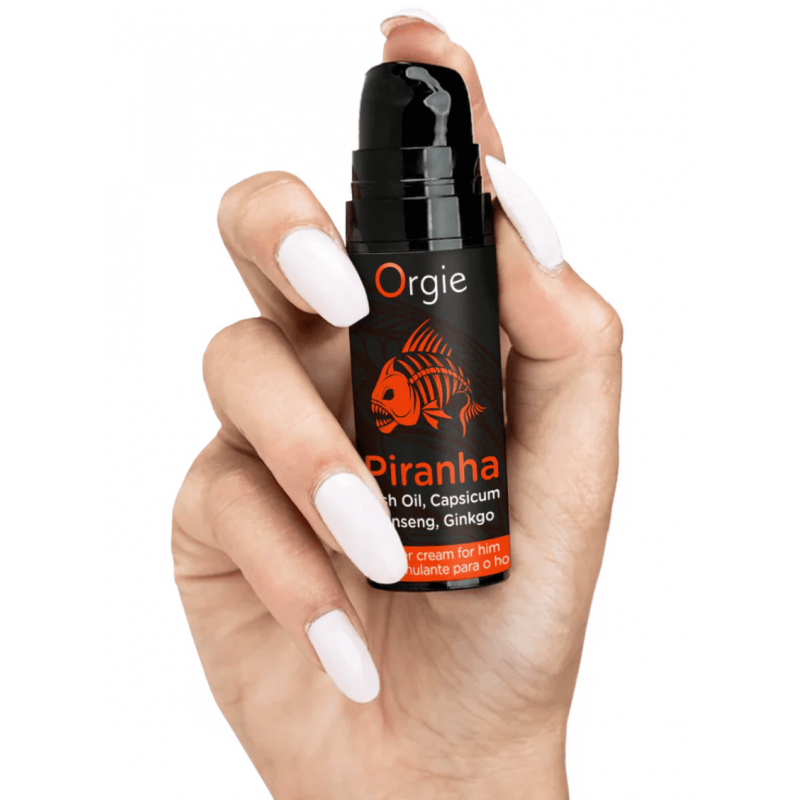 Piranha Power Cream – Crème Intensificatrice de l'Érection