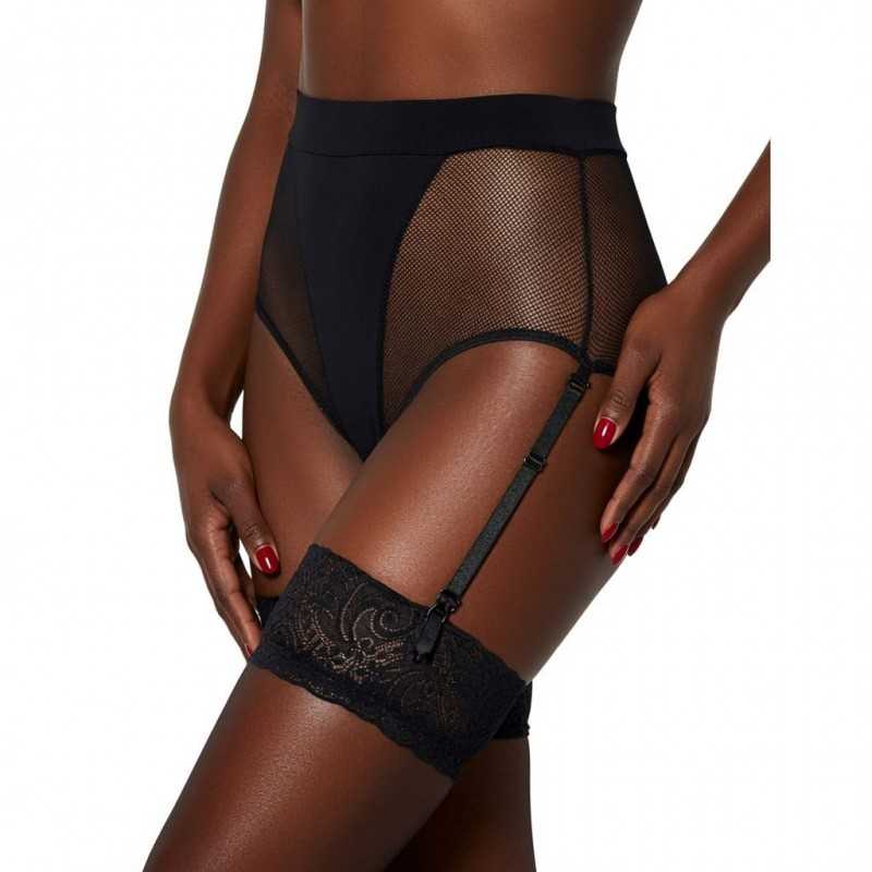 Culotte Résille Noire – Élégance et Séduction