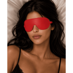 Masque en Simili Cuir Noir, Rose, Rouge ou Mauve | Élégance et Mystère