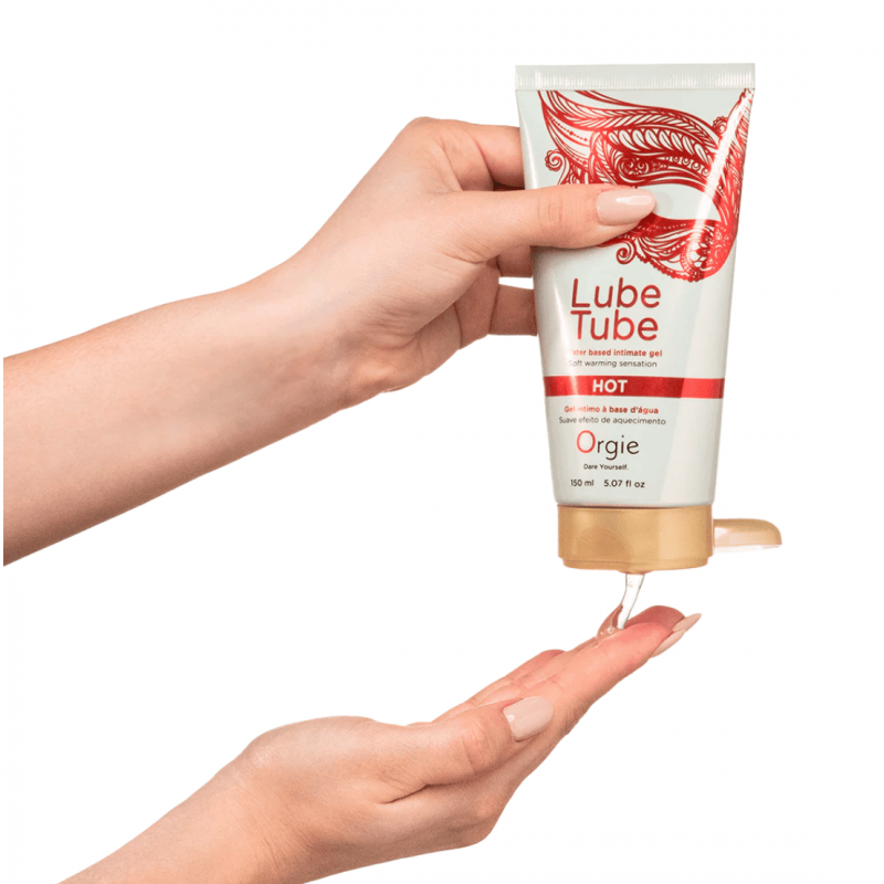 Lube Tube Hot – Lubrifiant Chauffant à Base d'Eau 150 ml