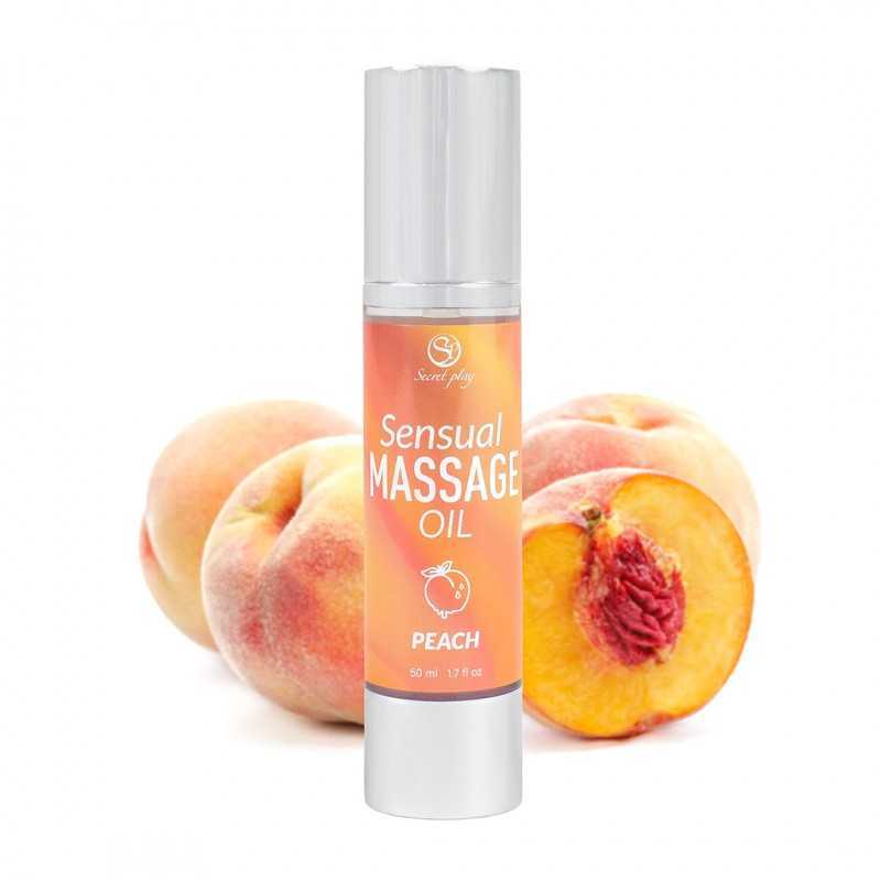 Huile de massage parfumée – Fraise, Rose, Pêche, Exotique