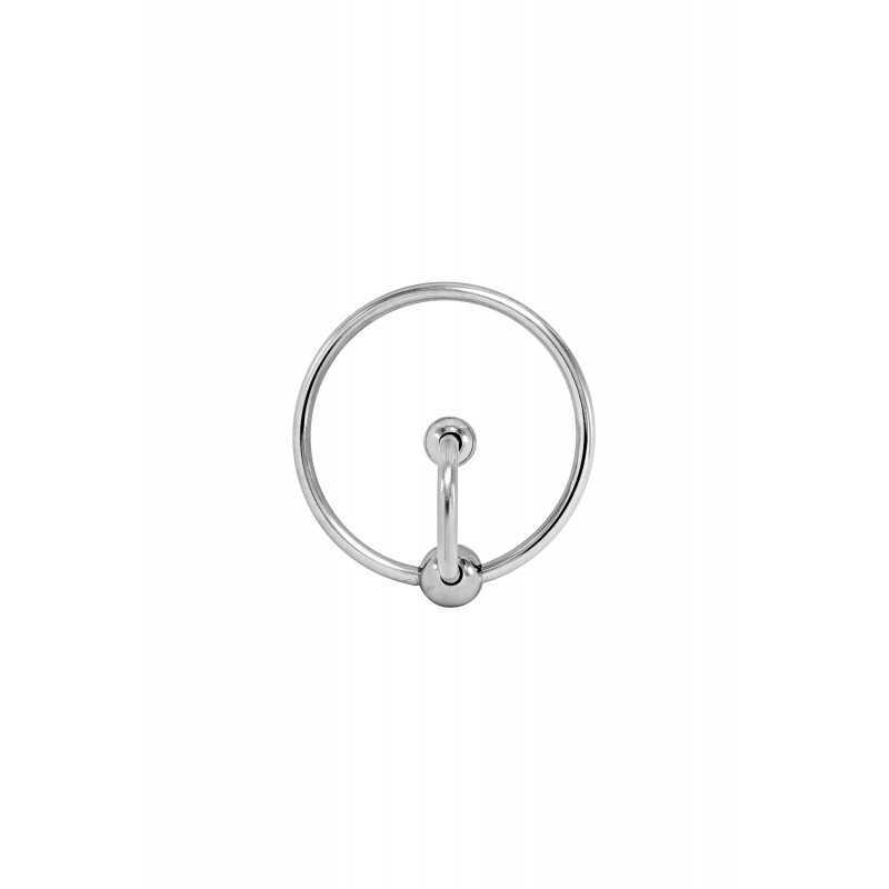 Anneau de Gland avec Tige Urétrale Métal 4 cm