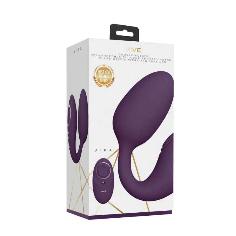 Aika Œuf Vibrant Pulse Wave Rechargeable Double Stimulation