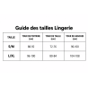 Body noir résille et similicuir avec laçage devant
