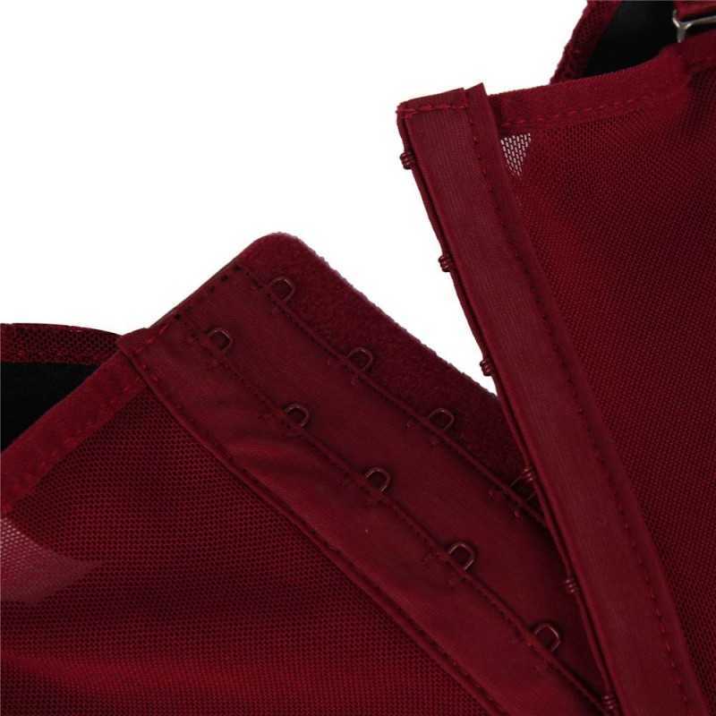 Corset Audrey en dentelle, disponible en noir, bleu ou bordeaux
