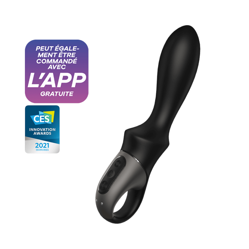 Sextoy Anal Chauffant Heat Climax - Connecté et Intense