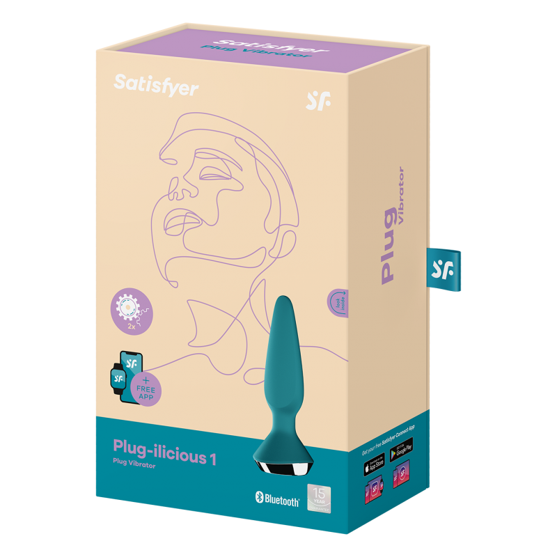 Satisfyer Plug-ilicious 1 - Plug Anal Connecté et Puissant