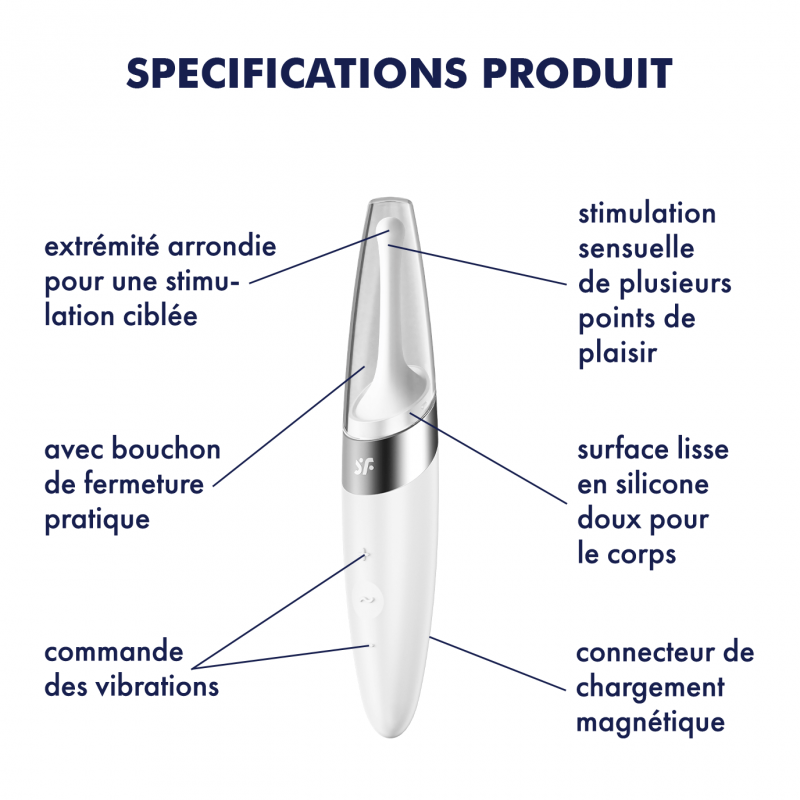 Satisfyer Twirling Delight - Stimulation Ciblée Compacte et Étanche