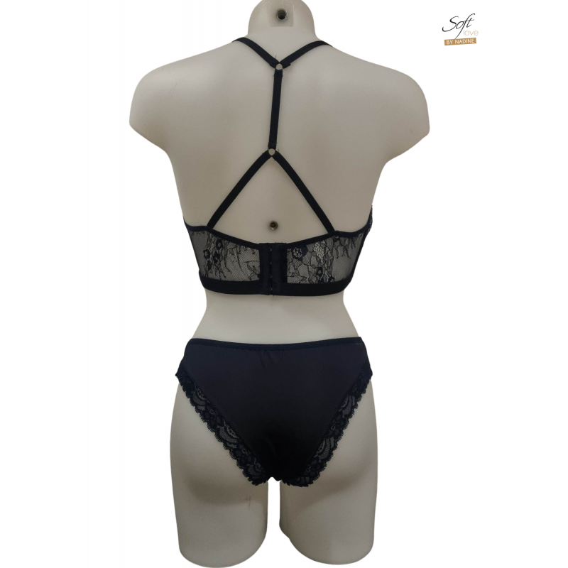 Ensemble Sexy Azure - Bleu Marine : Élégance et Confort