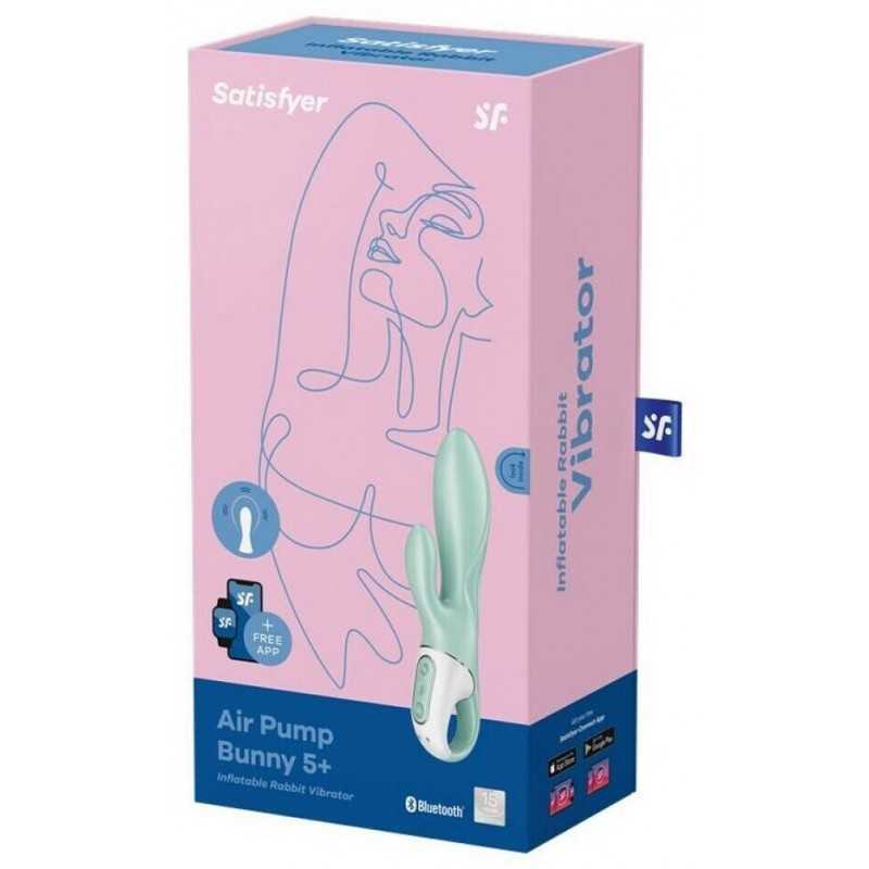 Satisfyer Air Pump Bunny 5+ : Sextoy Gonflable et Vibrant