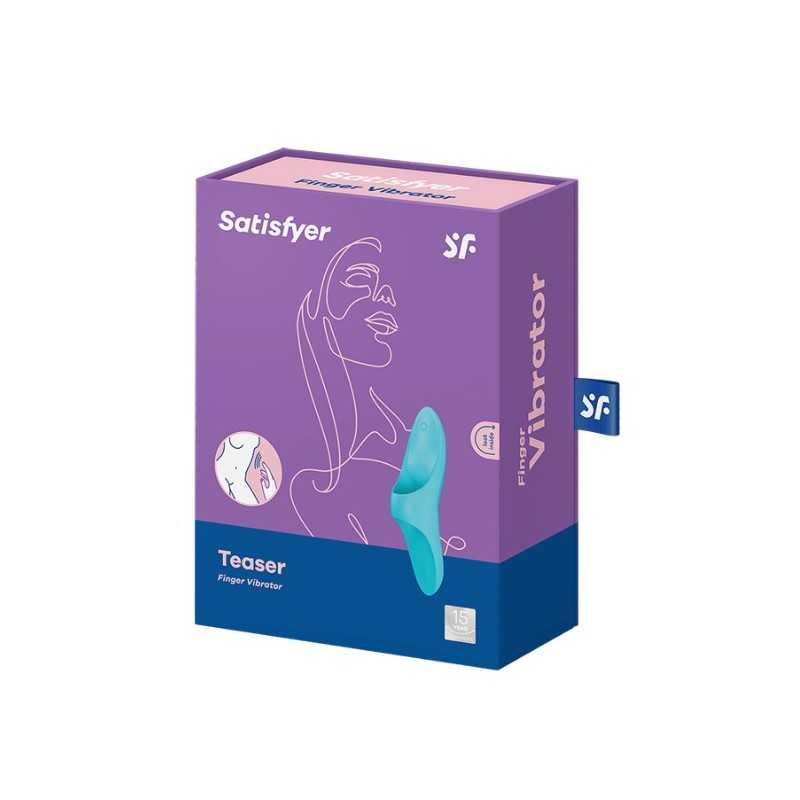 Satisfyer Teaser - Vibromasseur Compact, Puissant et Étanche