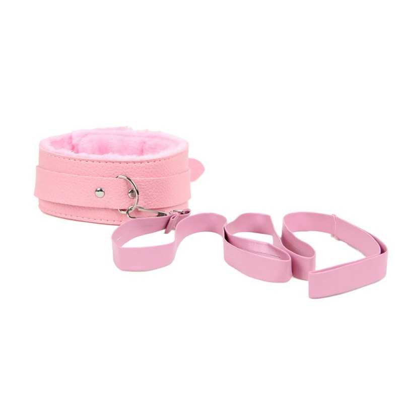 Collier Confort Doublé avec Laisse – Élégance et Plaisir Intime