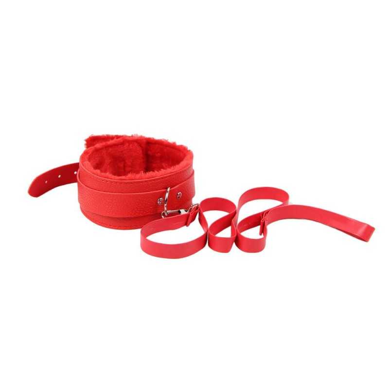 Collier Confort Doublé avec Laisse – Élégance et Plaisir Intime
