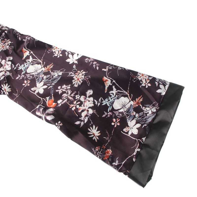 Peignoir Sandra – Élégance et Confort en Satin Floral