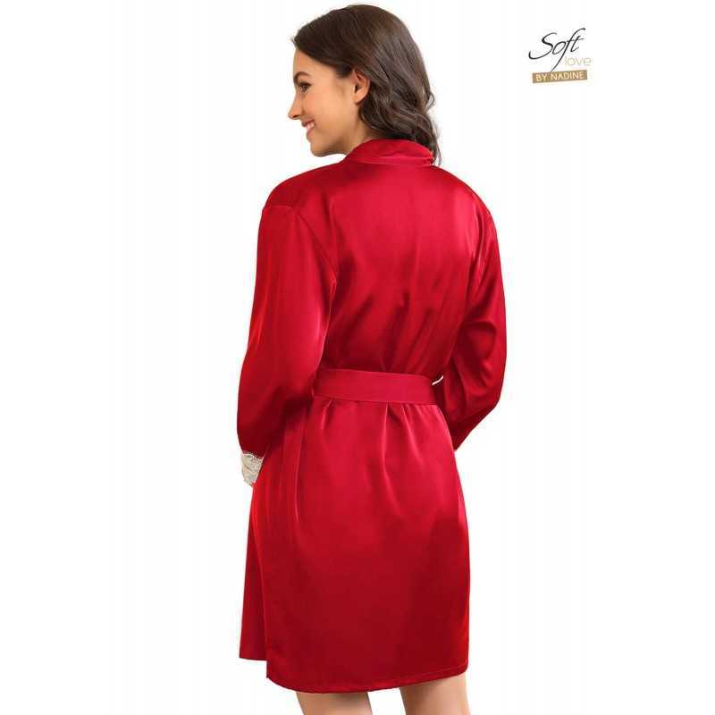 Peignoir et nuisette en satin et dentelle – Élégance et Confort