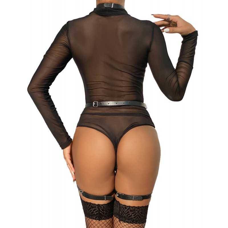 Harnais Bondage Cou, Hanches et Cuisses – Élégance et Séduction