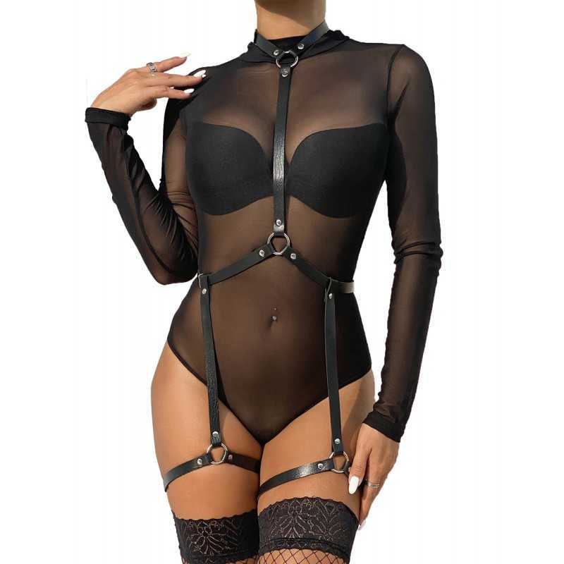 Bondage cou, hanches et cuisses