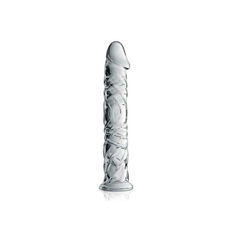 Dildo en verre incassable translucide nr4