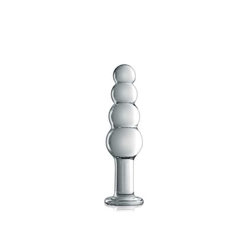 Dildo en verre avec boules progressives nr9