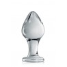 Plug Anal en Verre Translucide - Sécurisé et Chauffable