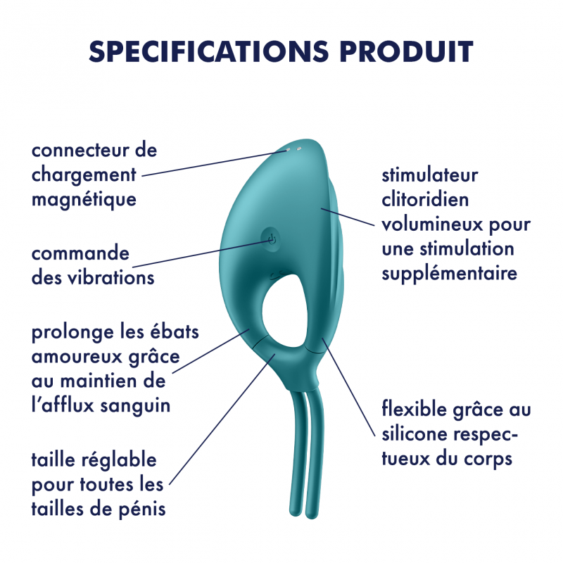 Anneau Pénien Réglable Satisfyer Swordsman