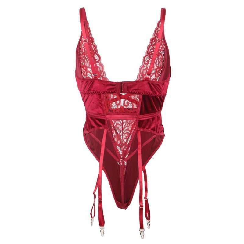 Body porte-jarretelles Valéria - Élégance Sensuelle
