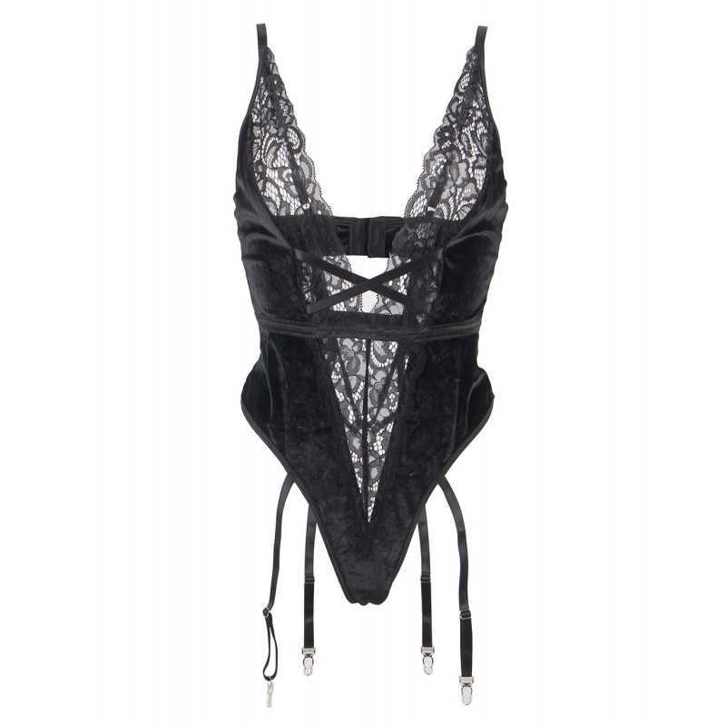 Body porte-jarretelles Valéria - Élégance Sensuelle