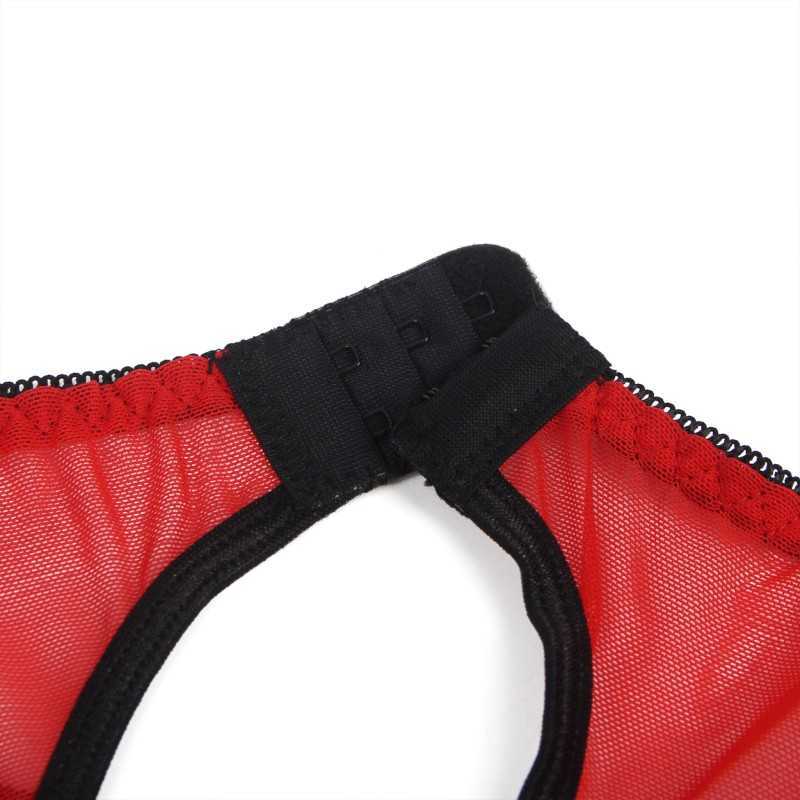 Porte-jarretelles Lori Noir ou Rouge – Élégance en Dentelle