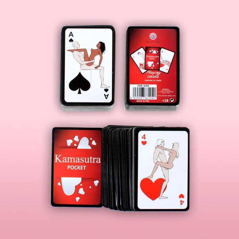 Jeu de cartes de poche Kamasutra