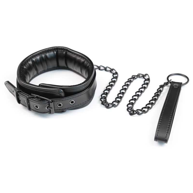 Collier expert avec chaîne noire : Ajustable et élégant