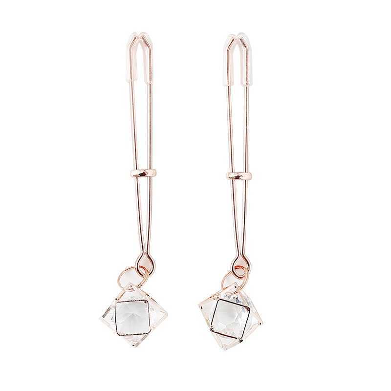 Pinces à seins avec bijoux – Élégance et plaisir ajustables